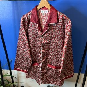 Vintage Silk Pj Top